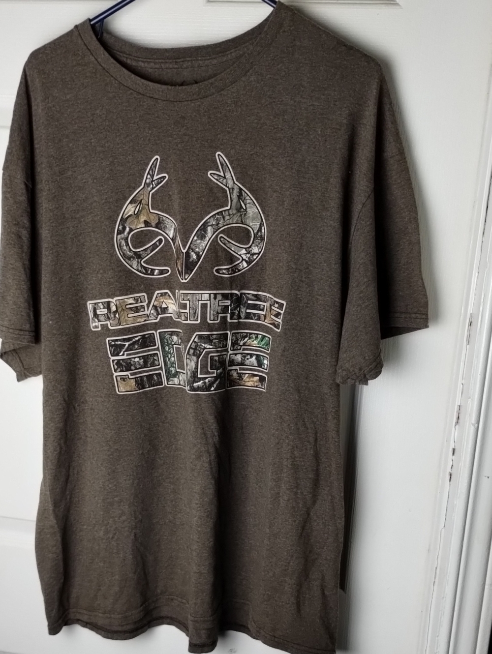 Realtree Brown Camo Logo Short-Sleeve Tee XL 46-48